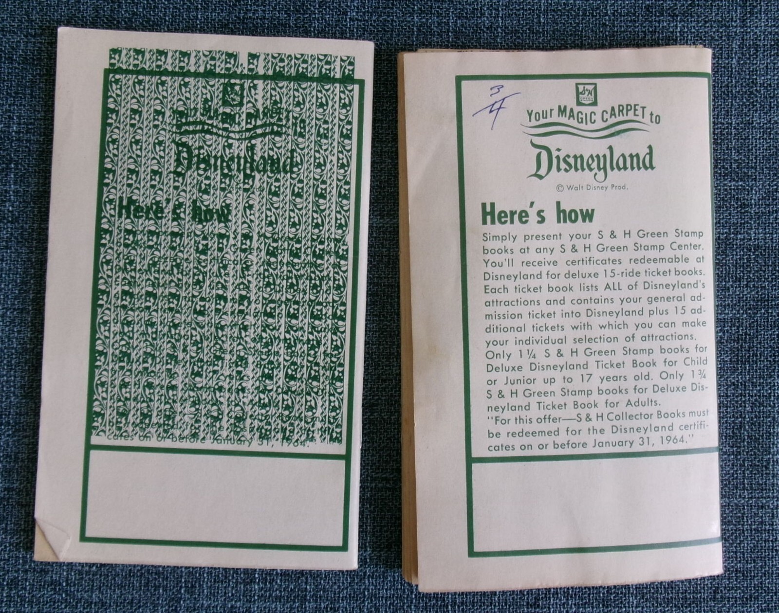 S&H Green Stamp Accumulation