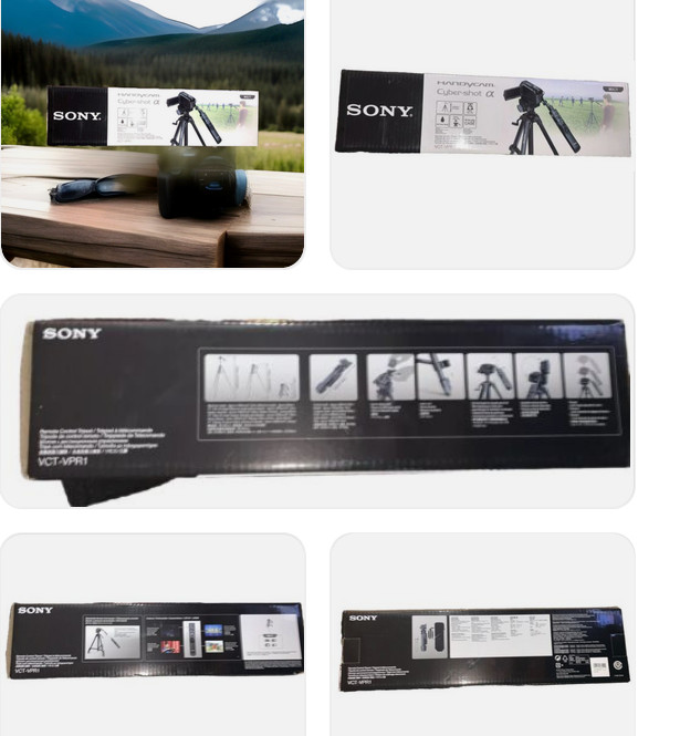 Sony VCT-VPR1 Compact Remote Control Tripod w/Case in the box !!!