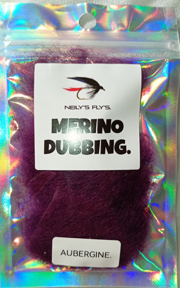 MERINO DUBBING Aubergine.