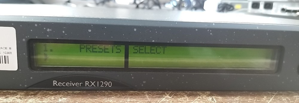 Tandberg RX1290 Dual-IP Receiver Decoder. *READ⬇️*