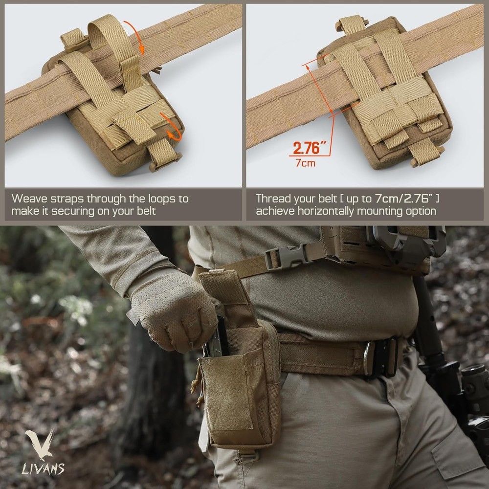 Utility Shoulder Strap Tactical Pouch - Quick Access EDC Storage Solution