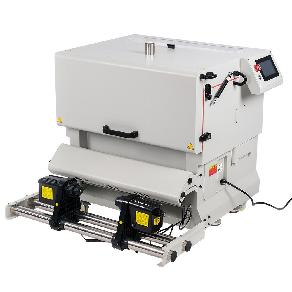 24in DTF Printer & Vertical Model Compact DTF Powder Shaker and Dryer