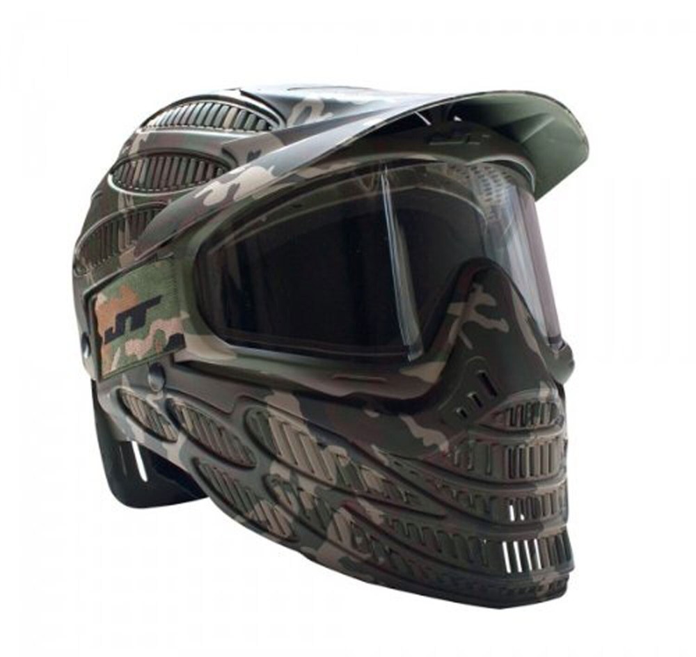 JT Spectra Flex 8 Full Head Coverage Goggle System Protective Mask Camo NEW