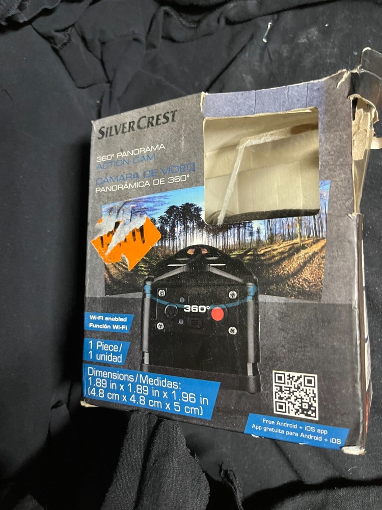 Silver Crest 360° Panorama Action Cam dash cam mount