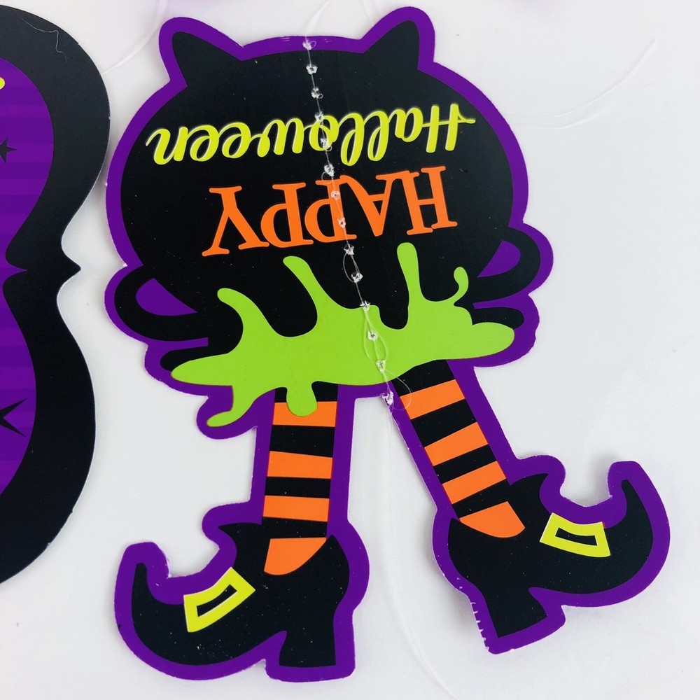 LOT (24) 7ft. String Halloween Decorations Classroom Party ￼￼Window Hanging￼