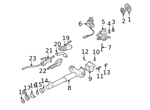Genuine GM Actuator Cable 26061676