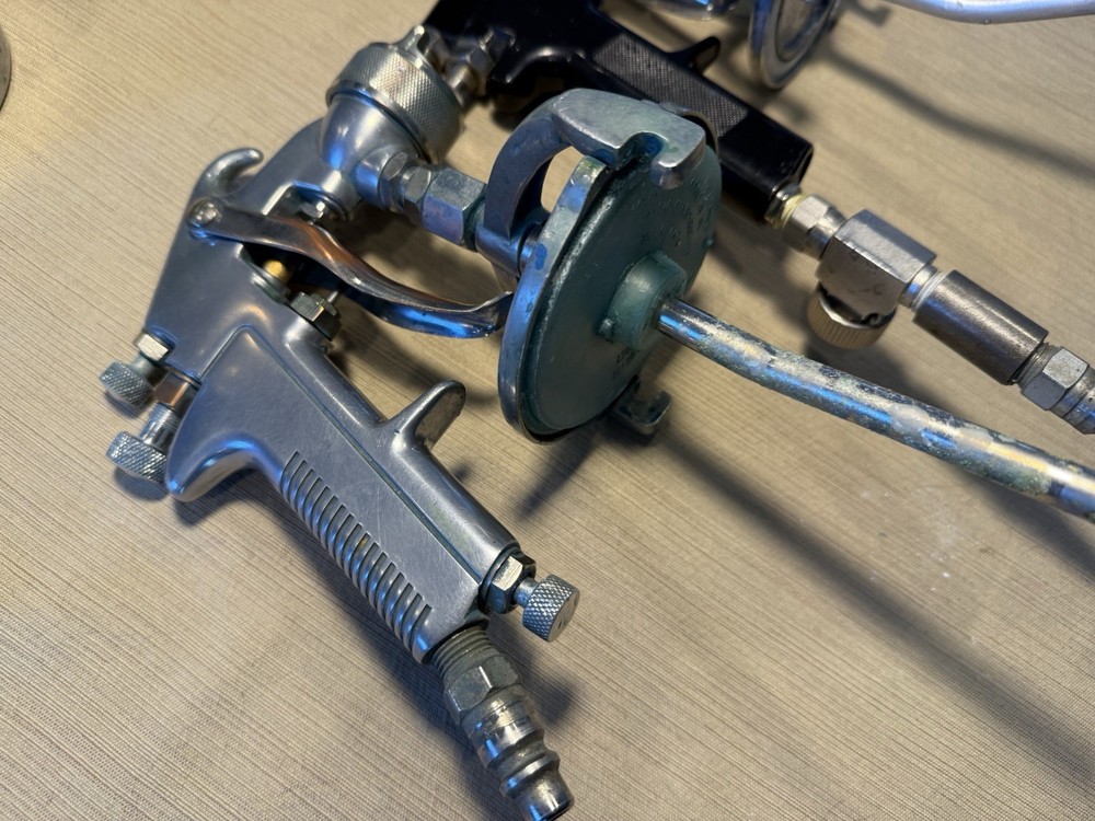 Qty 2 Unbranded Spray Guns Untested Sold As Found