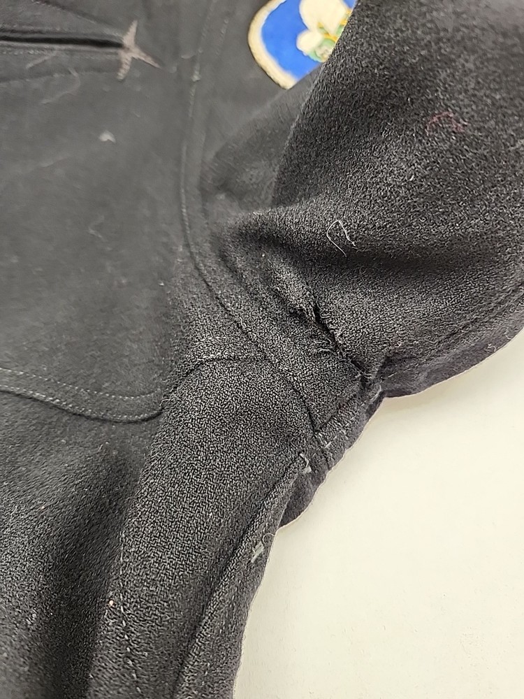 WWII US Navy Cracker Jack Wool Uniform (SEABEES) Small