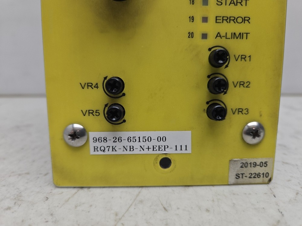 Strapping Machine Module Controller 968-26-65150-00 RQ7K-NB-N+EEP-111 Used L2