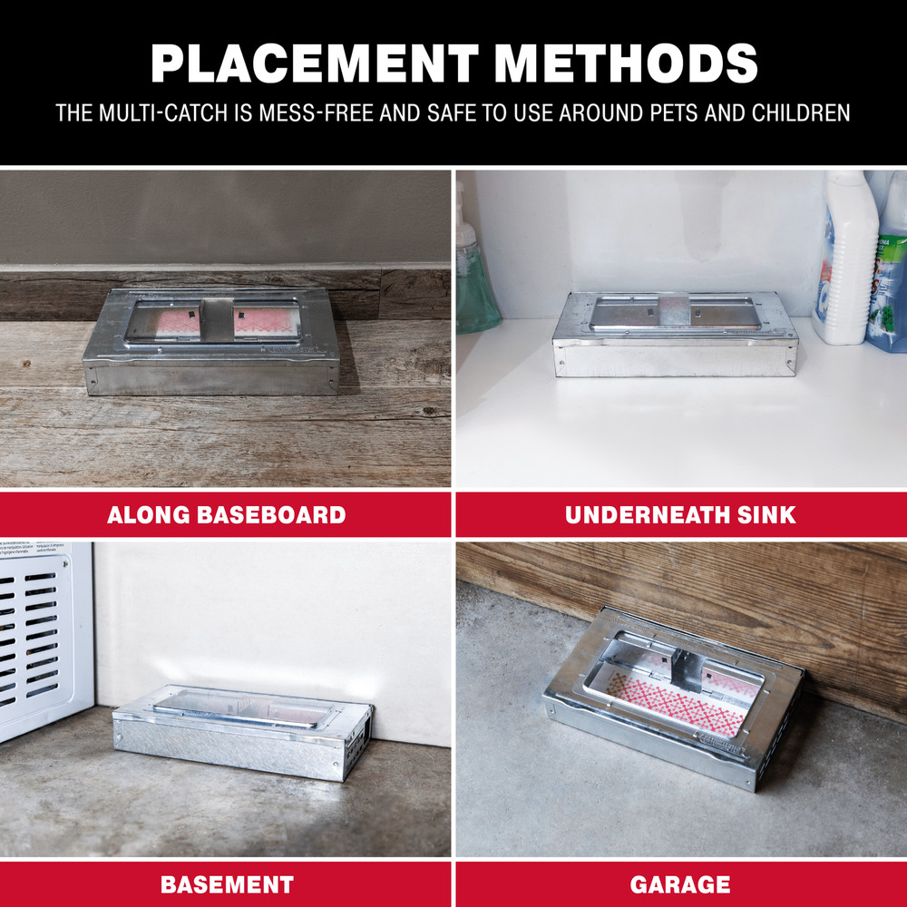 Catchmaster Reusable Solid Pro Series Multi-Catch Mouse Trap