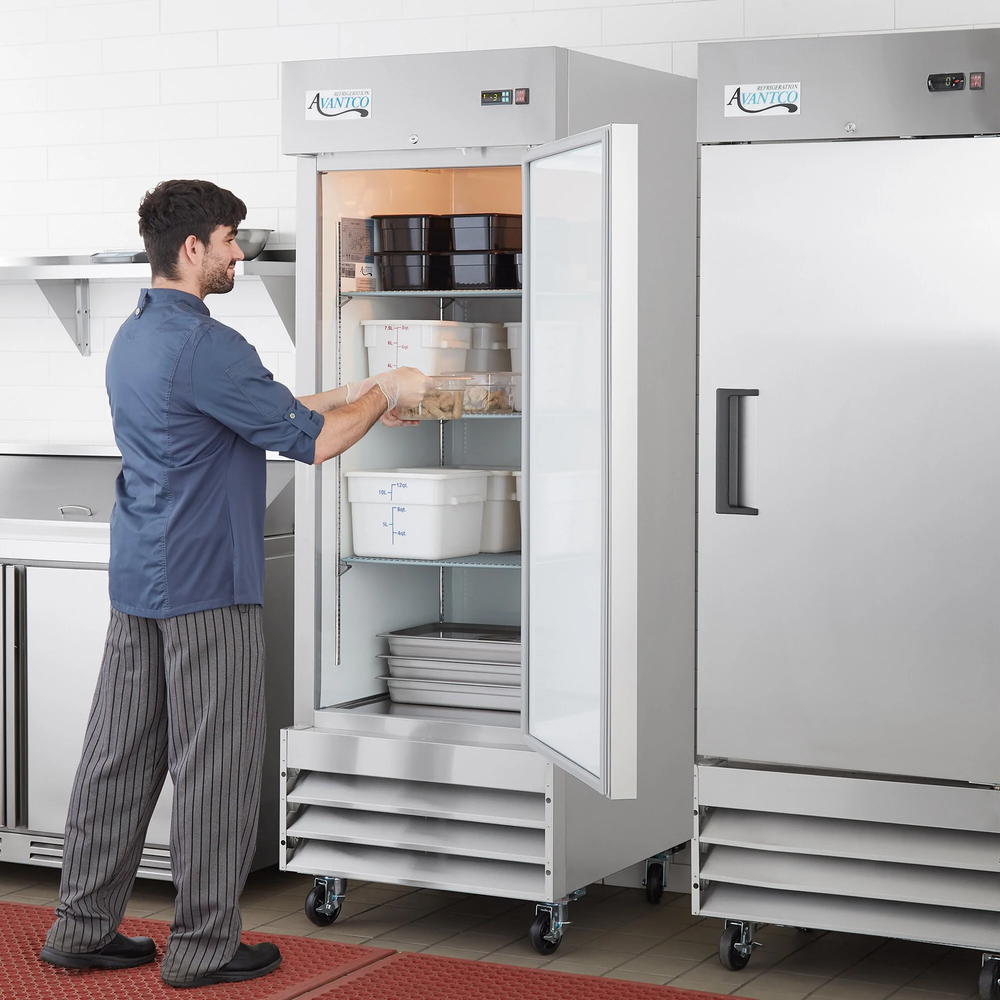 29" Solid Door Reach-In Freezer