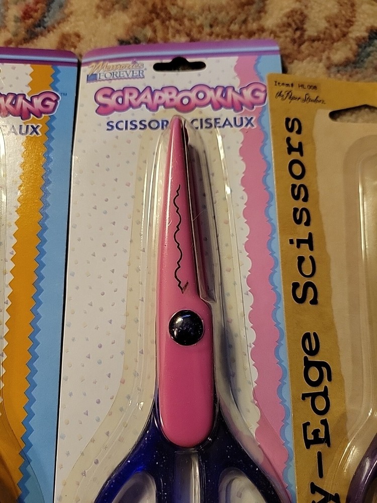 3 New Decorative Edging Scissors For Scrapbooking
