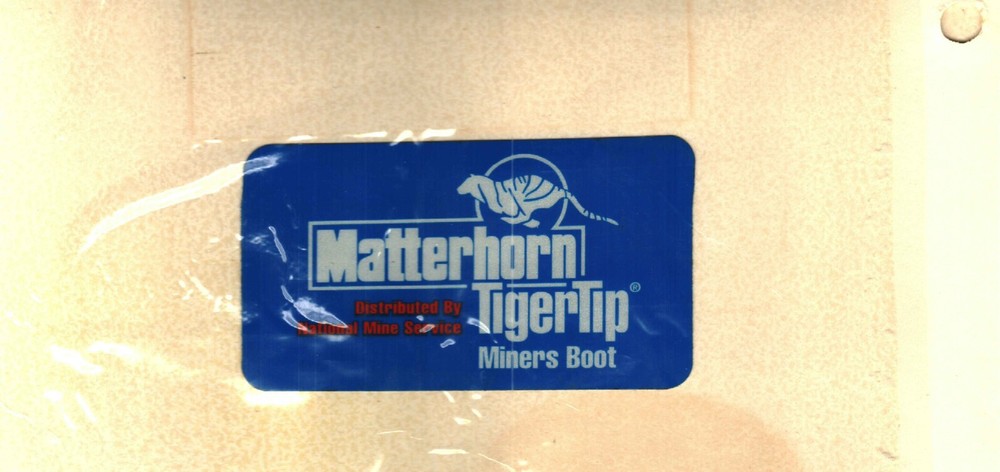 NICE MATTERHORN BOOTS COAL MINING STICKERS # 1723