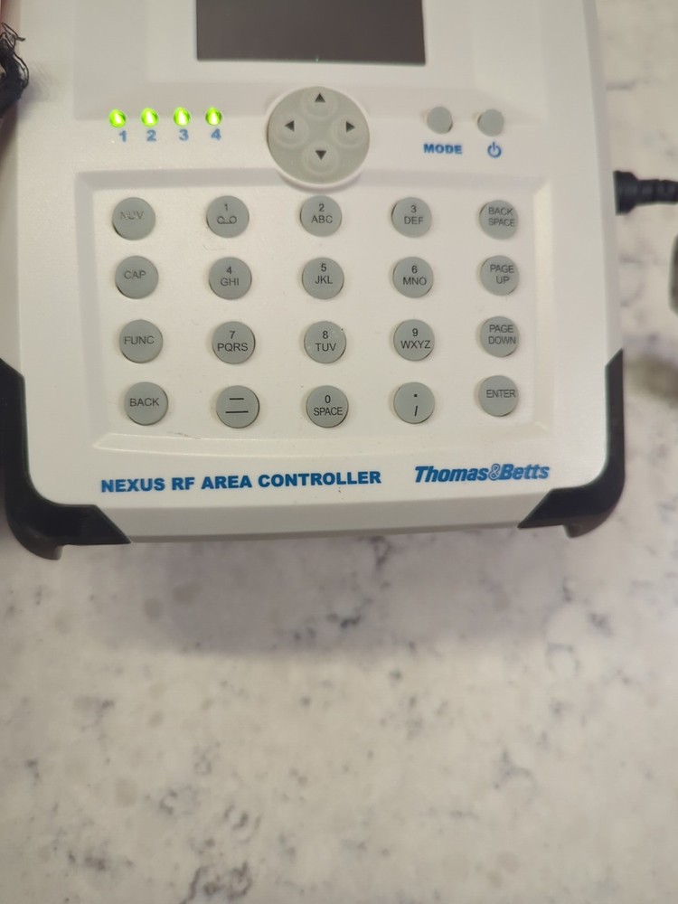 Thomas & Betts Nexus RF Emergency Light Area Controller Keypad Interface Used