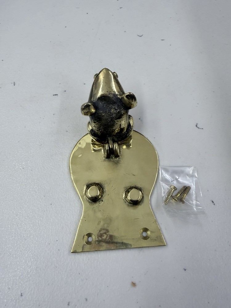 Handmade Brass Frog Shaped Door Knocker