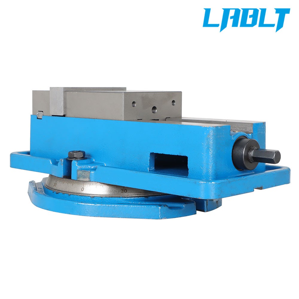 LABLT 4'' Lockdown Vise Precision CNC Milling Machine Bench Clamp Vice With Base