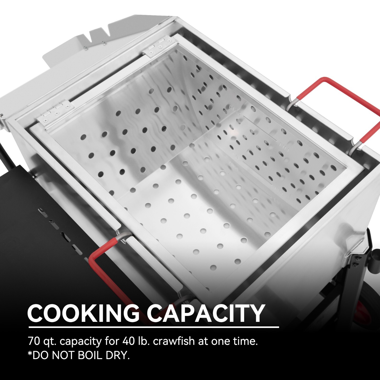 Creole Feast Outdoor Stove Propane Gas Cooker Crawfish Seafood Boiler