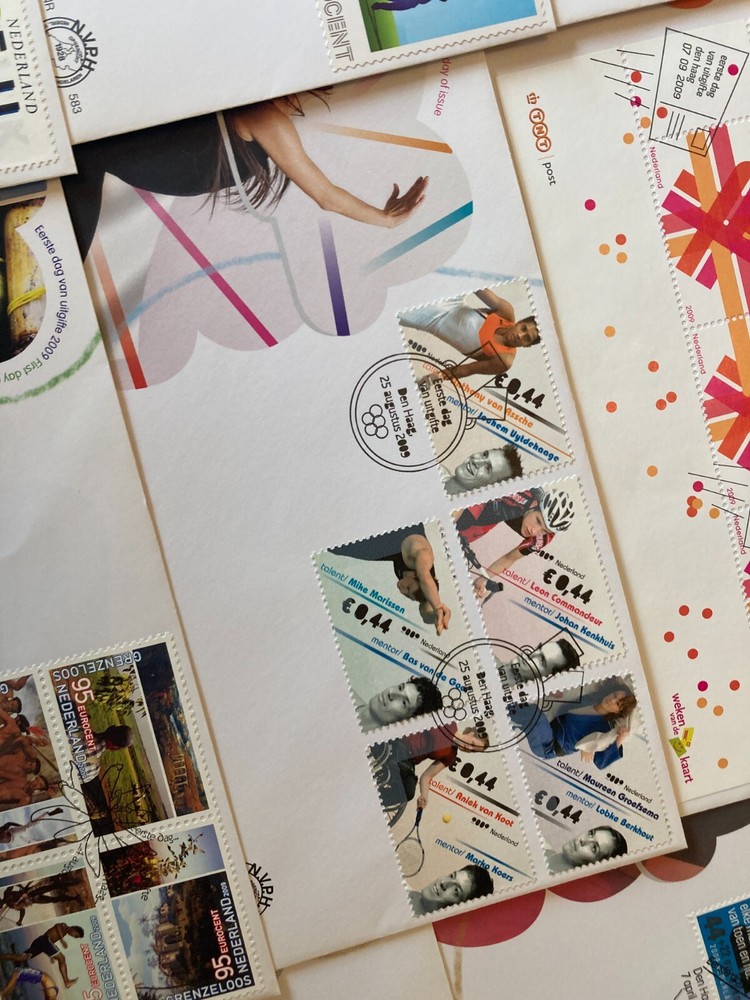 Netherlands 15 FDC covers between E580-594 HIGH cat value