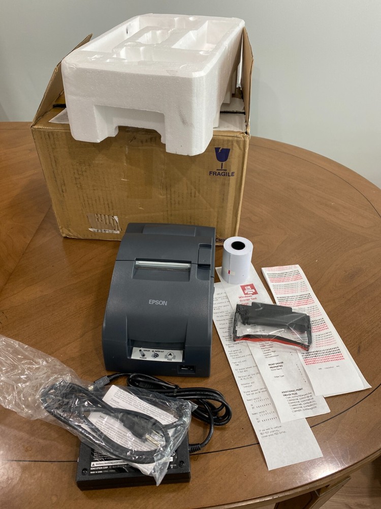 Epson TM-U220B Pos Kitchen Receipt Printer ETHERNET Network with UB-E04 Card