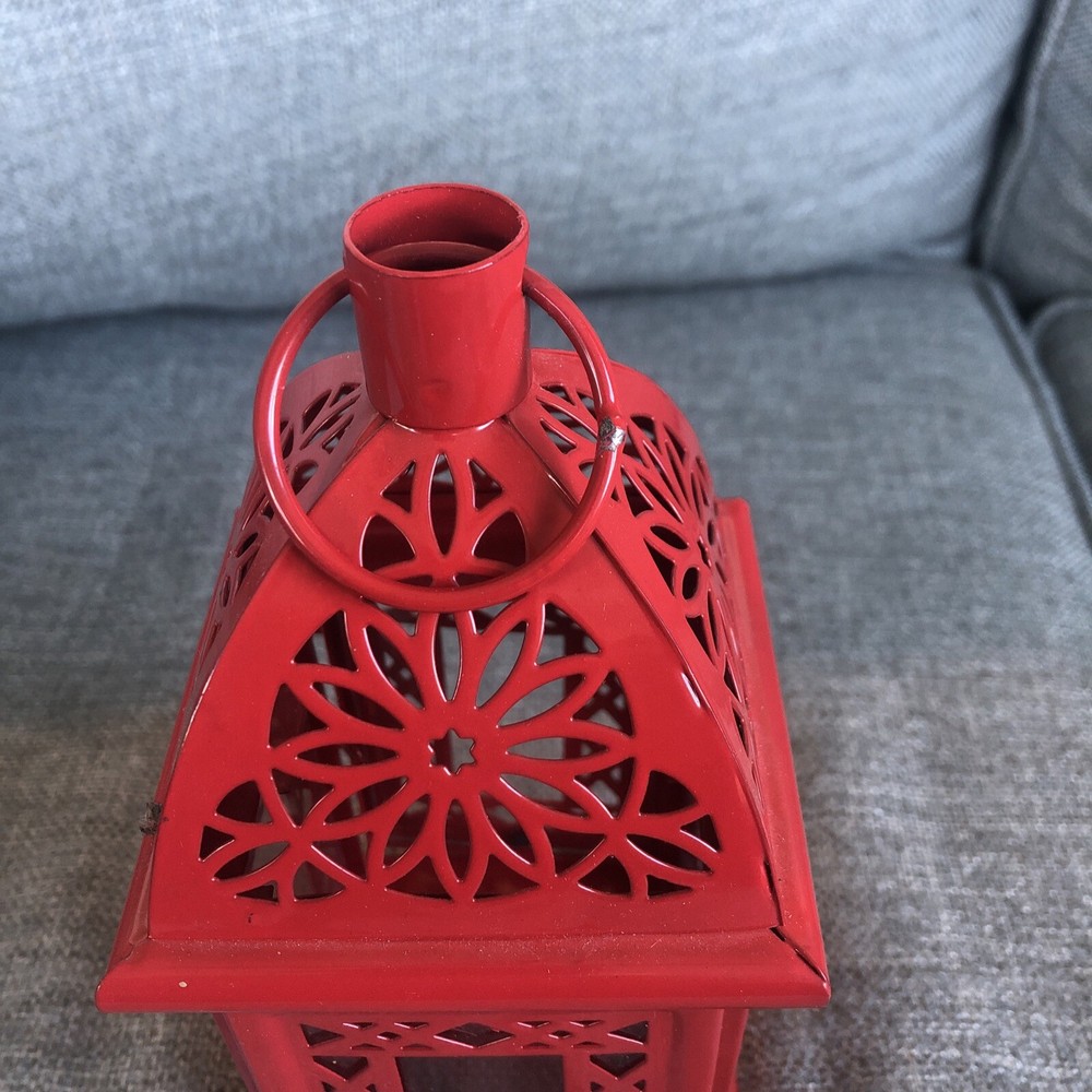 Everlasting Glow Indoor/Outdoor Red Lantern