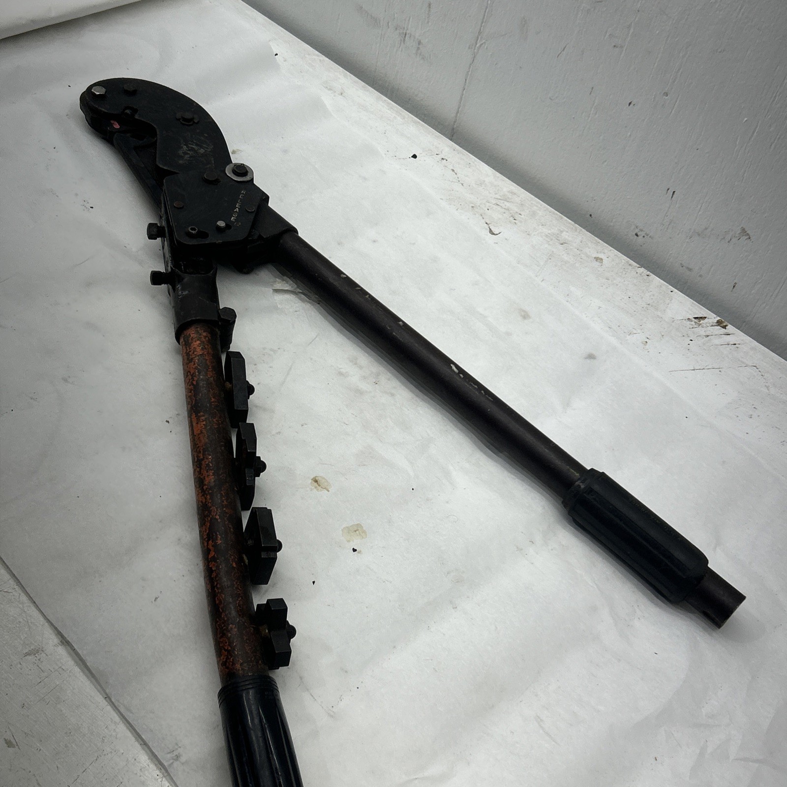 thomas and betts crimper. Ratcheting Crimper Tbm5 W/ Dies. Compression Crimper