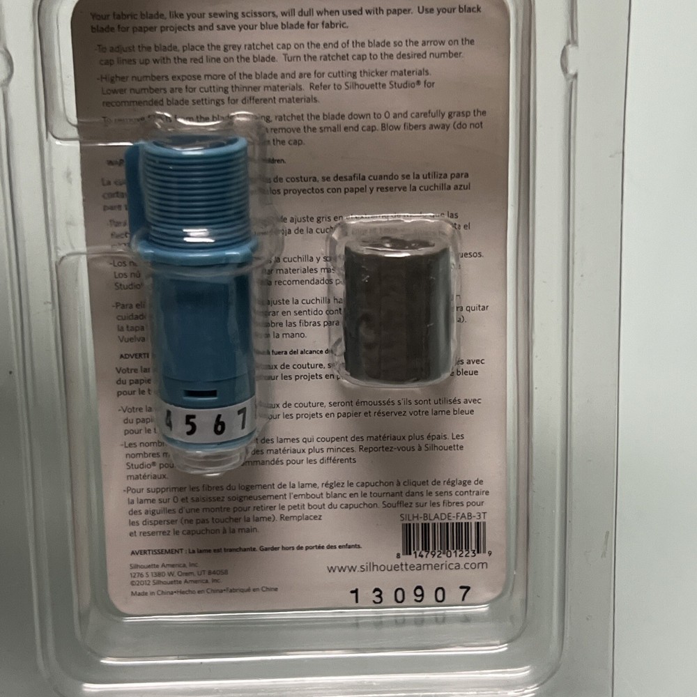 Silhouette Replacement Fabric Blade Fabric Interfacing - Ratchet Cap New