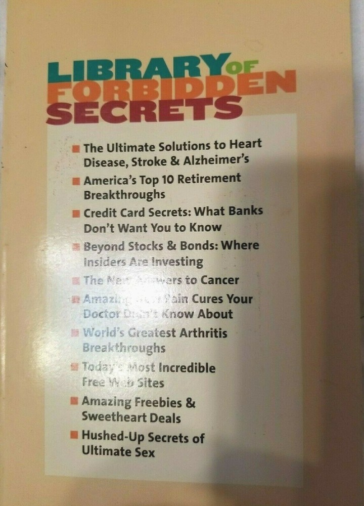 Library Of Forbidden Secrets 2004