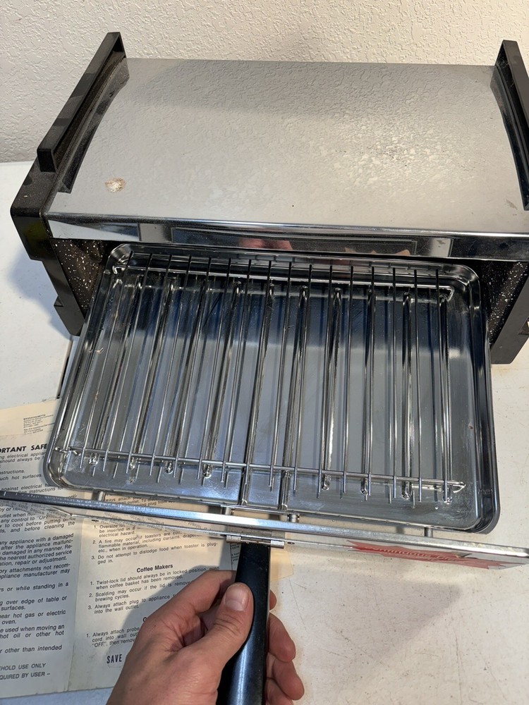 Vintage CHROME Everhot Electric Broiler EUC Clean Model 401029A