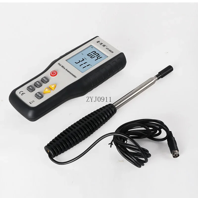 HT9829 Handheld Thermal Anemometer Wind Temperature and Air Volume Measuring