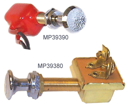 Sierra MP39380 Waterproof Off/On 2 Screw Terminal SPST Push-Pull Switch