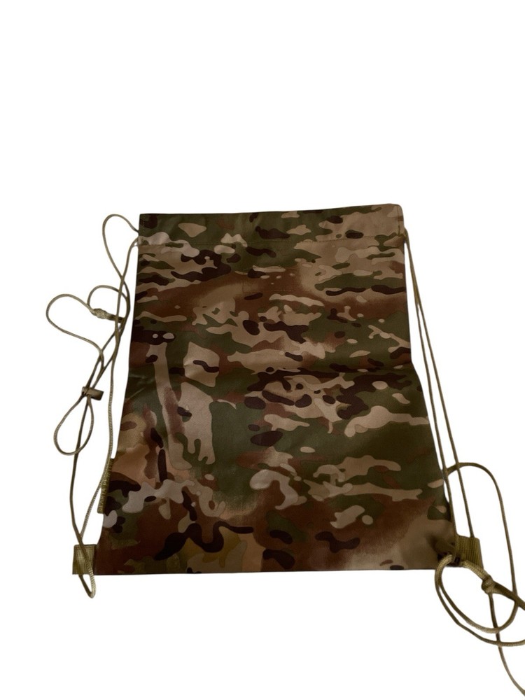 Army ROTC Southern Strike Battalion String Backpack 16"x 13" Camo