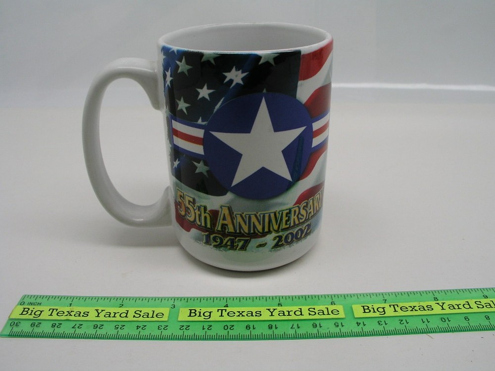 2002 Air Force 55th Anniversary Coffee Mug