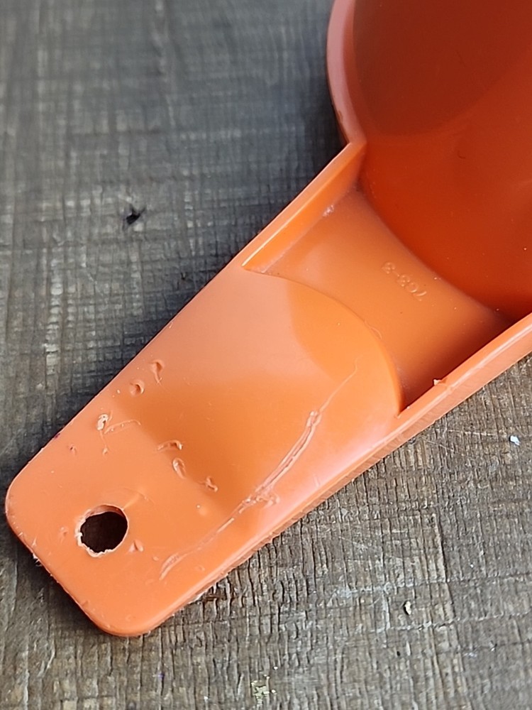 Vintage Tupperware Replacement Measuring 2/3 Cup - Orange