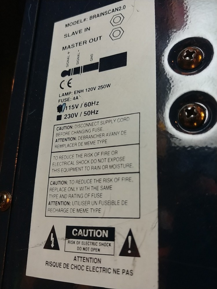 GEMINI BRAINSCAN2.0 DJ Lighting Unit 2001