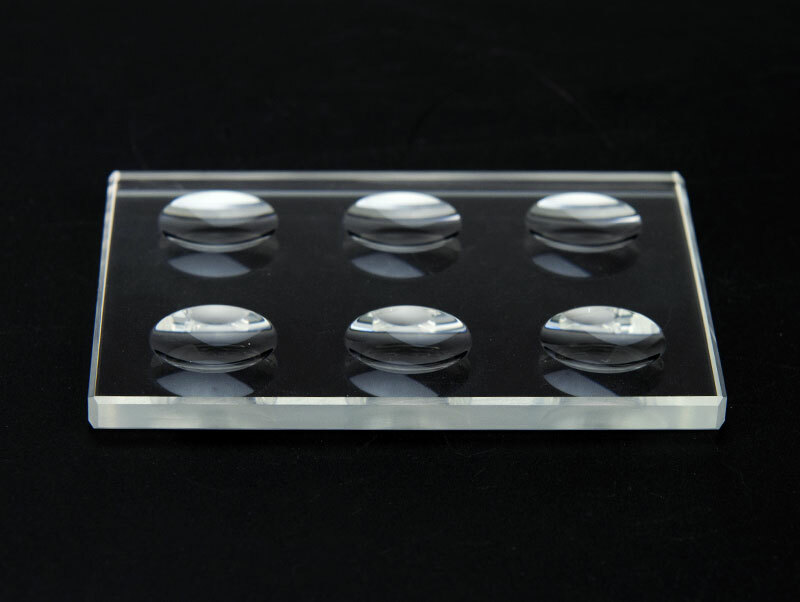 1PC Optical Glass Microscope Slides 5mm/10mmThickness Circular Concave Cavity