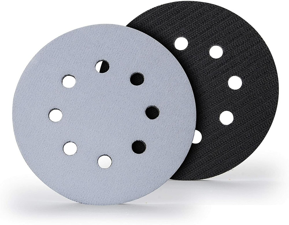 2/4Pack 5 Inch Soft Sponge Interface Pad for Sanding Pad Hook&Loop Sanding Discs