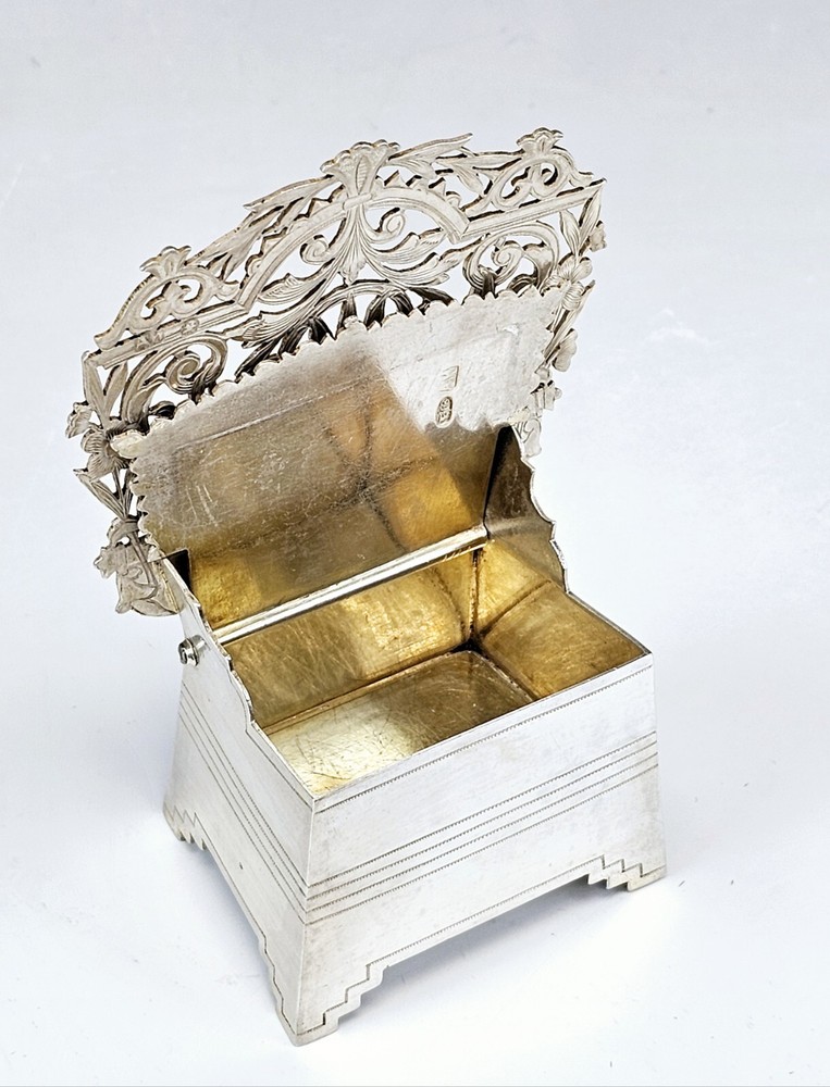 Large 19C Russian Silver Salt Throne