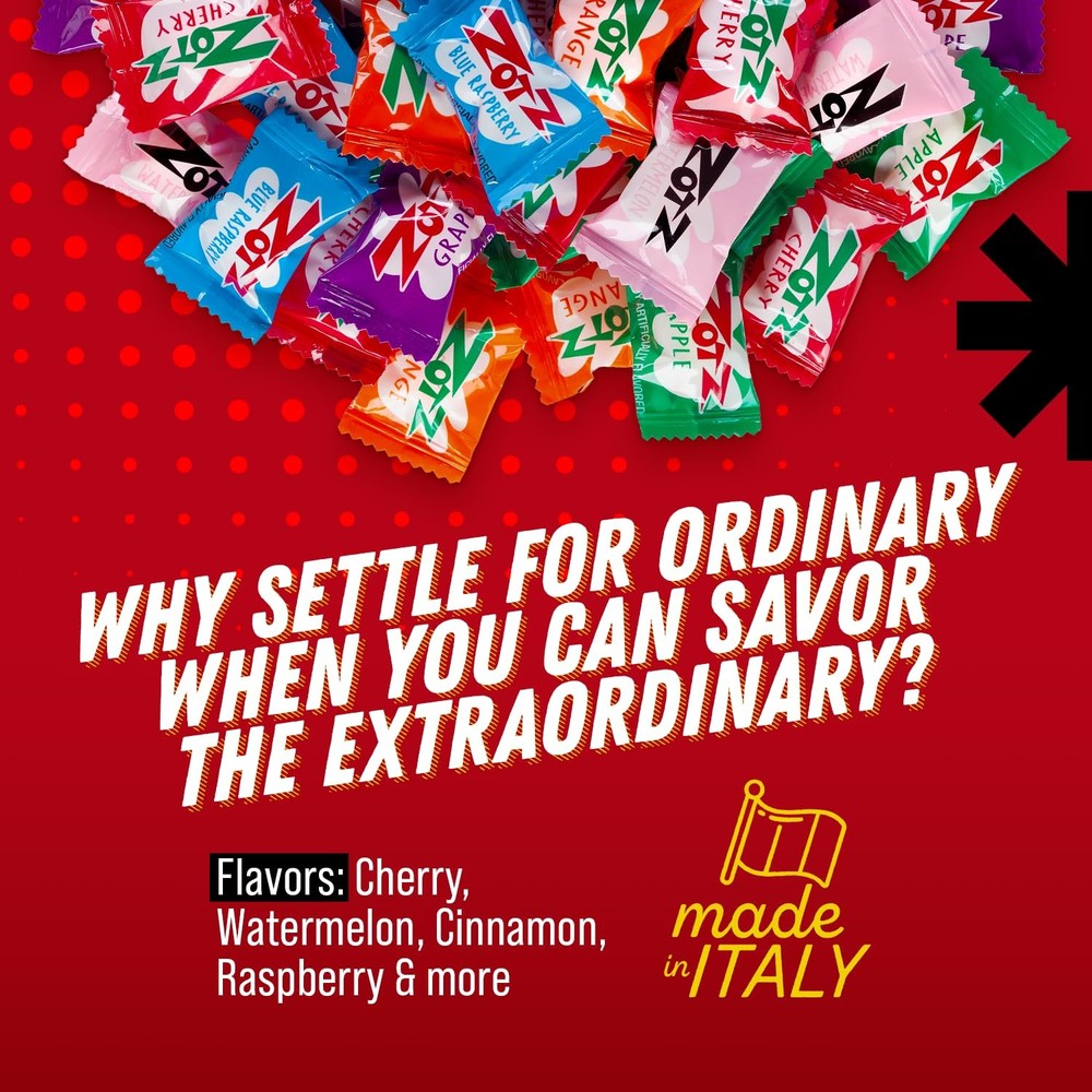Zotz Fizzy Candy Assorted Flavors 200 Count