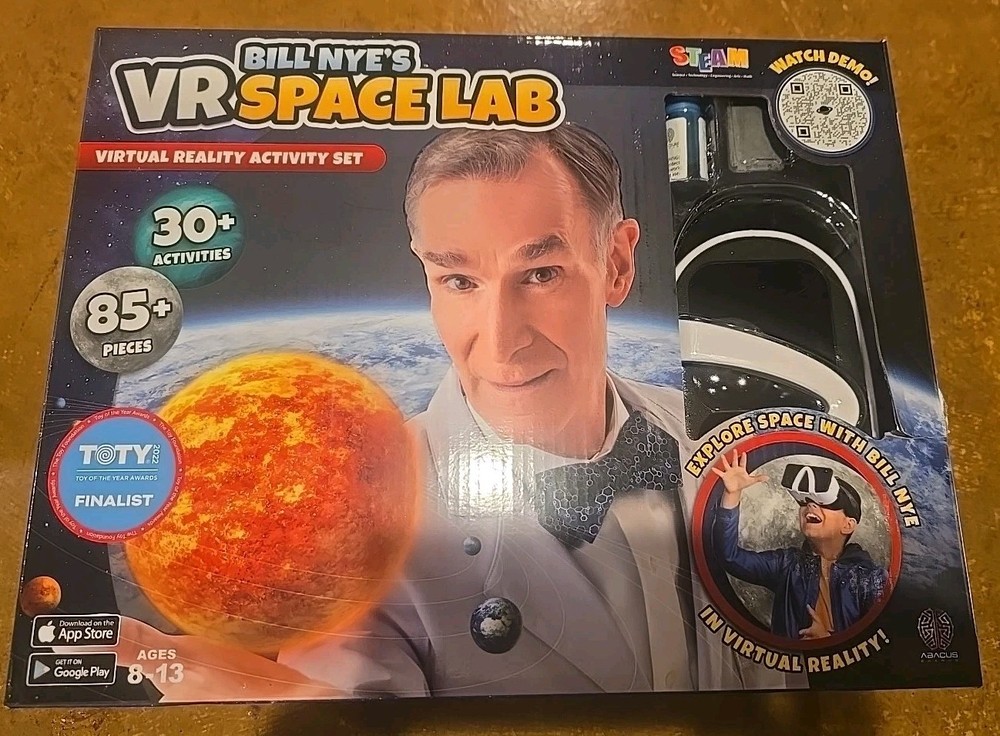 Bill Nye’s VR Space Lab - Virtual Reality Science & Activity Set New.