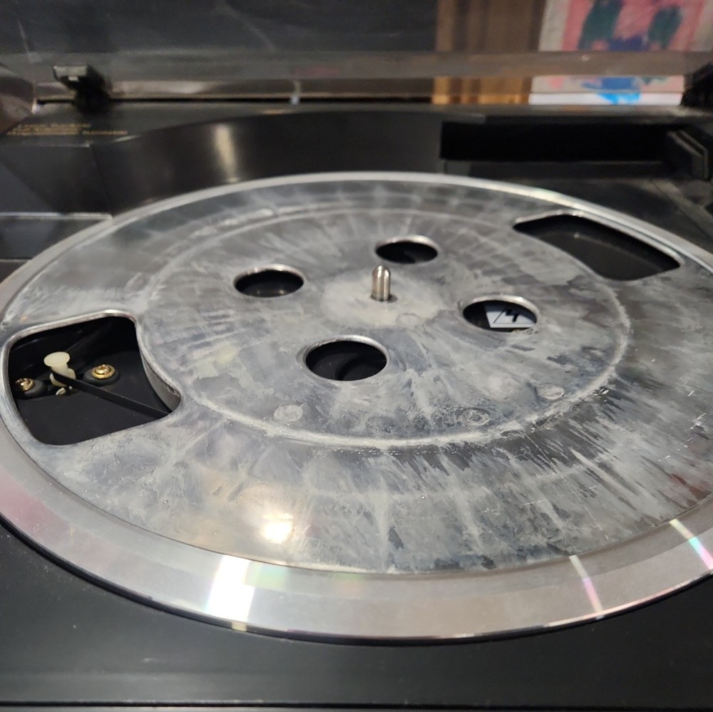 BSR XL-1200 Programmable Turntable Linear Belt Record TESTED Working see VIDEO