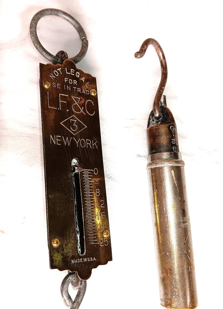 4 Vintage Hanging scales