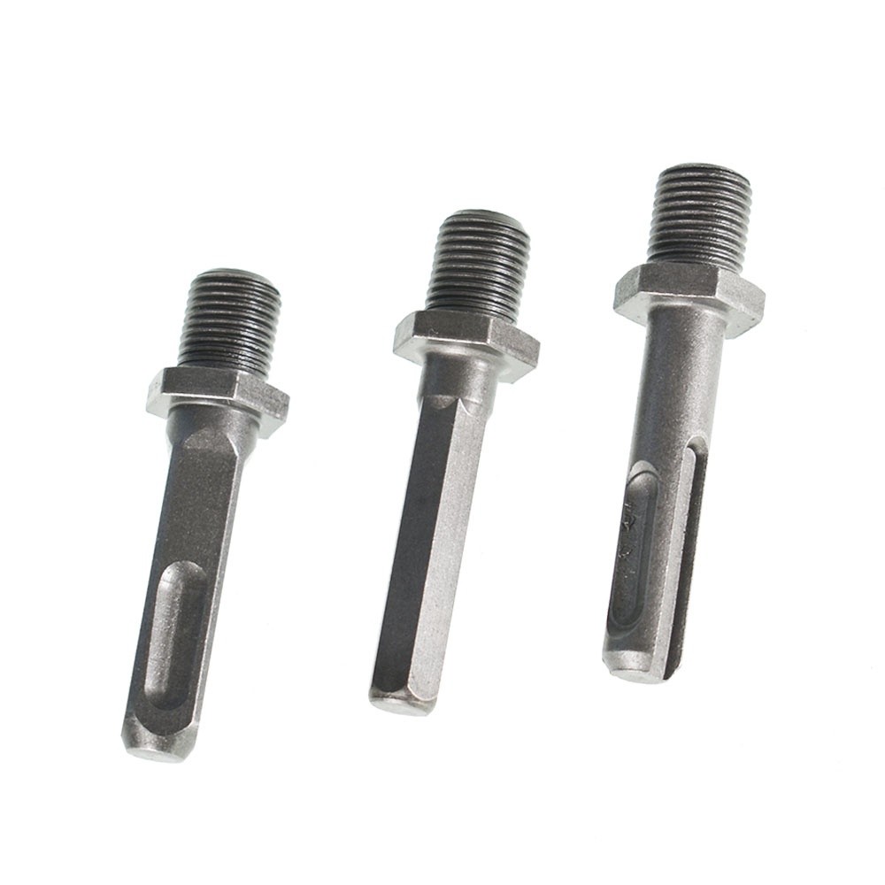 Removable hex+Square+Round 32mm 3pcs Firewood Log Splitter Drill Bit Set