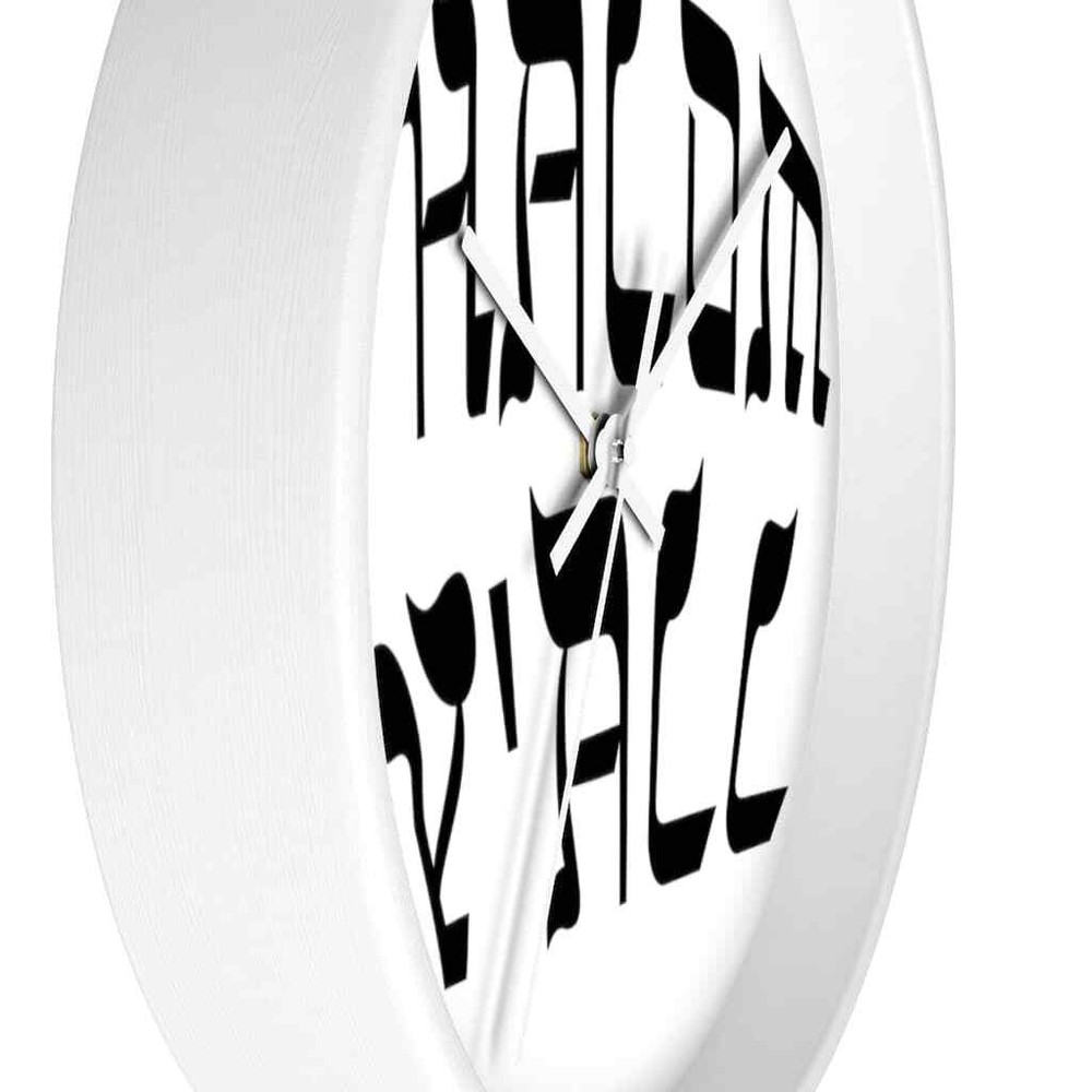 Wall Clock "Shalom Y'all"