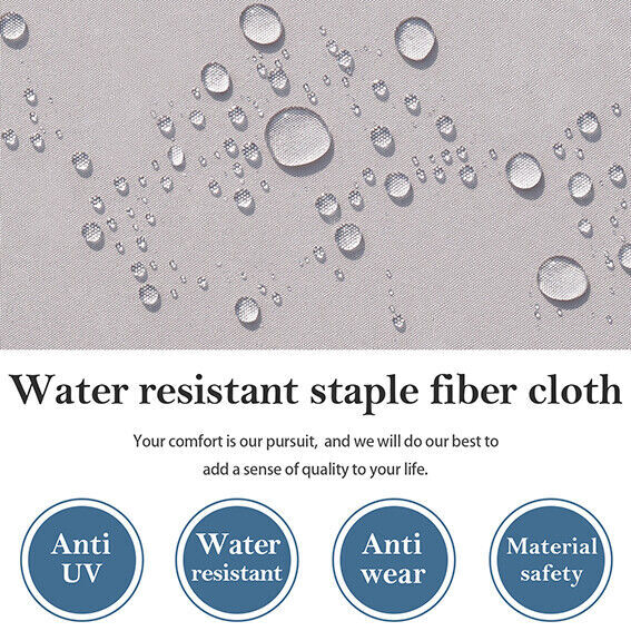 14 Pcs Outdoor Patio Chair Cushion Covers Set Replacement Furniture Slipcover