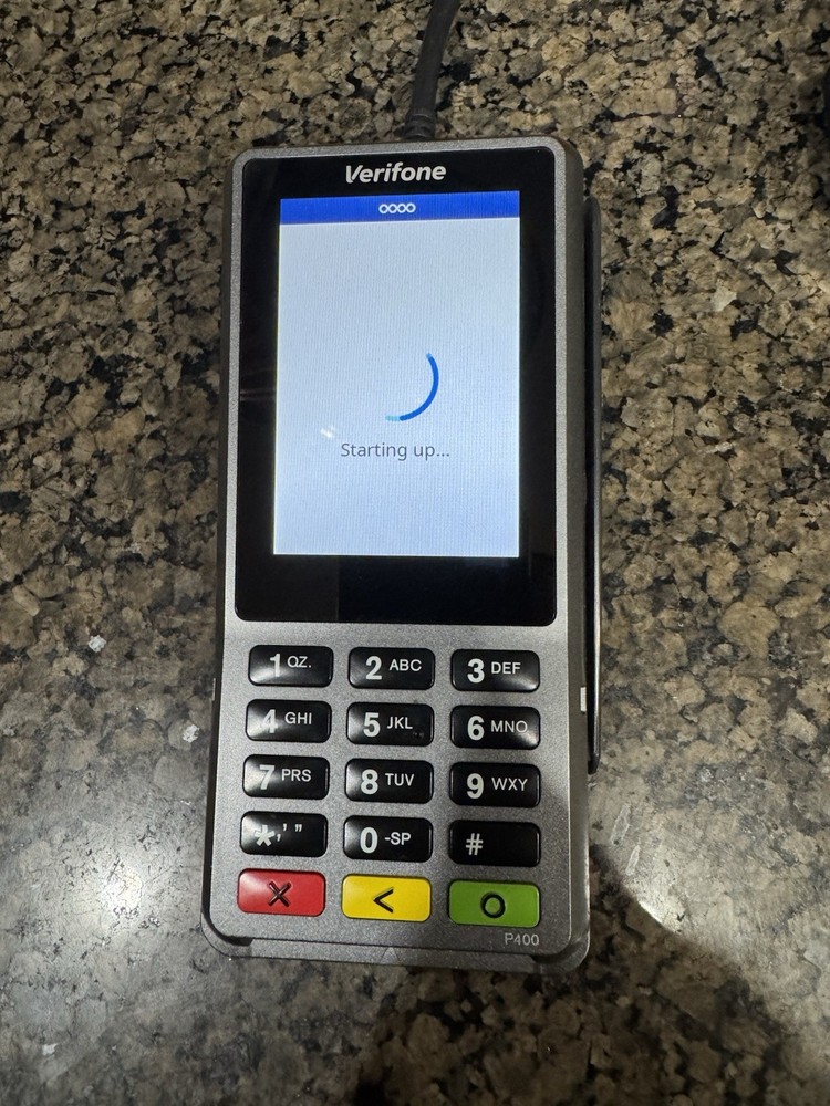Verifone P400 Plus Credit Card Reader Touchscreen Bluetooth Touchpad Terminal