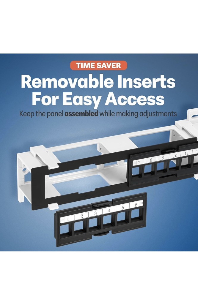 Everest Media Solutions 12-Port UTP Patch Panel