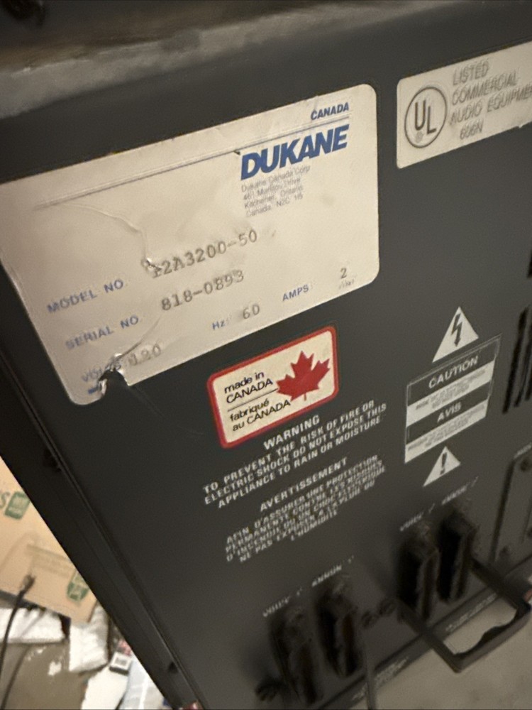 dukane compact 3200 school intercom system
