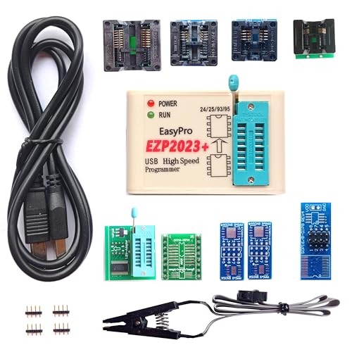 EZP2023 Programmer USB SPI 9 Adapters EZP2019 Upgraded Chip Writer Reader IC