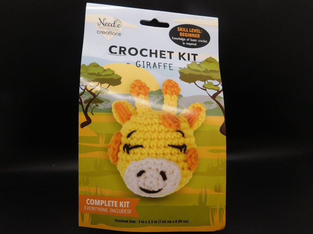 Needle Creations Crochet Kit Giraffe complete kit Skill level beginner