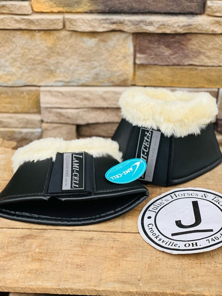 XL Lami-Cell Black Bell Boots, Fleece